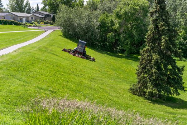 Cost of Sloped Area Mowing in Lake Zurich